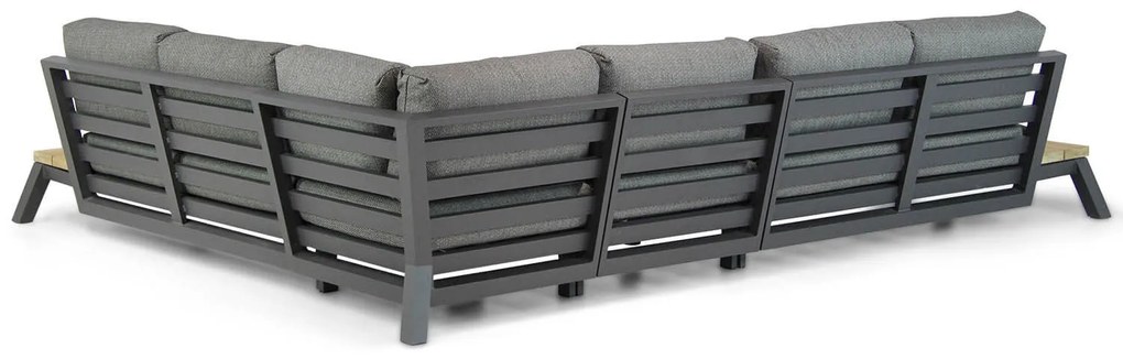 Loungeset 6 personen Aluminium Grijs 4 Seasons Outdoor Empire/Riviera