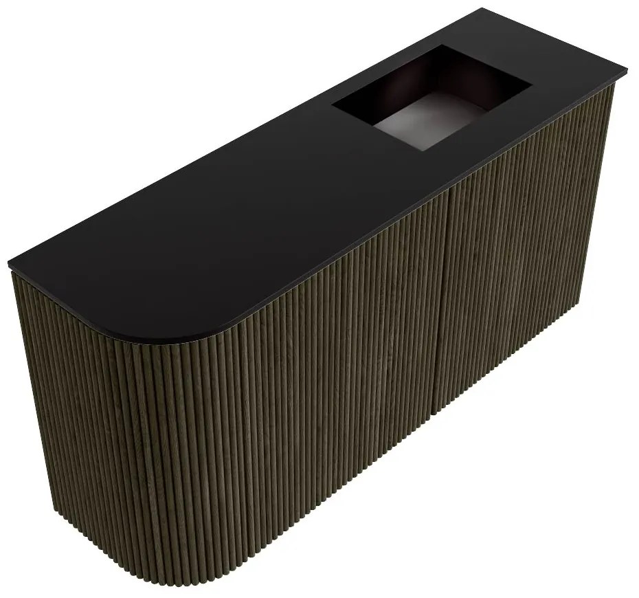 Mondiaz Joya 80cm toiletmeubel ronding links shadow met wastafel faye rechts 1 kraangat urban
