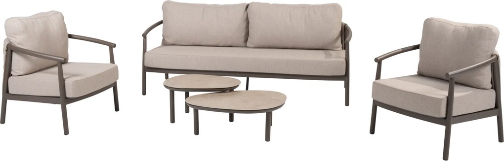 Monroe Barolo stoel bank loungeset 5 delig keramiek terre Taste 4SO