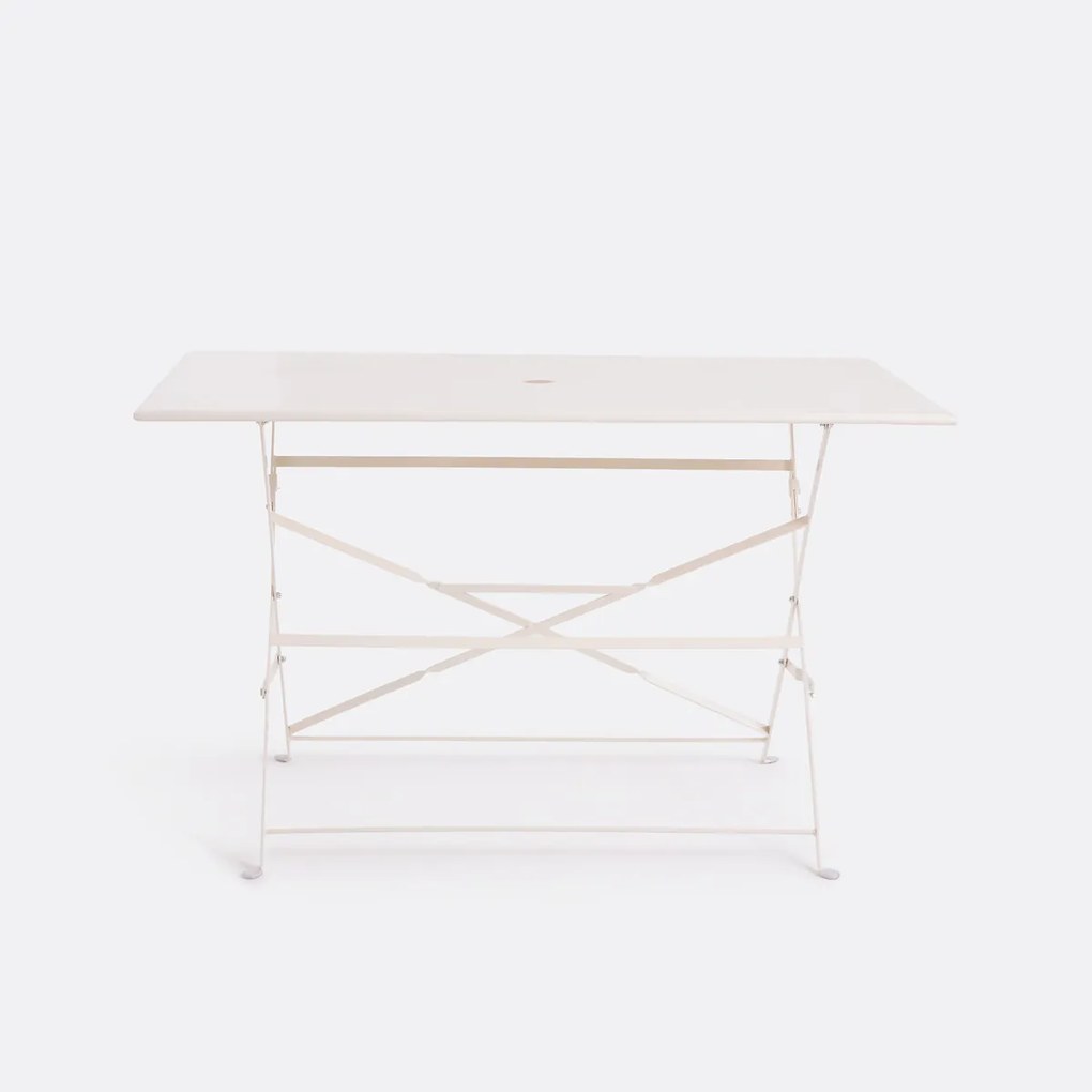 Rechthoekige plooibare tafel, metaal, Ozevan