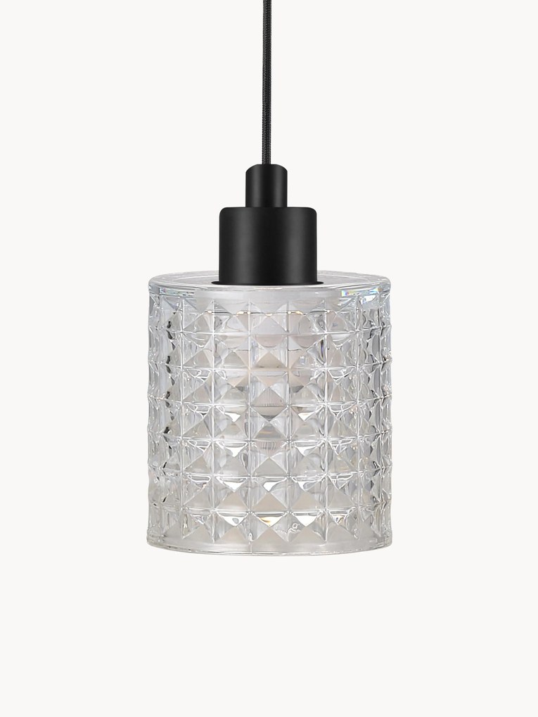 Kleine hanglamp Hollywood van glas