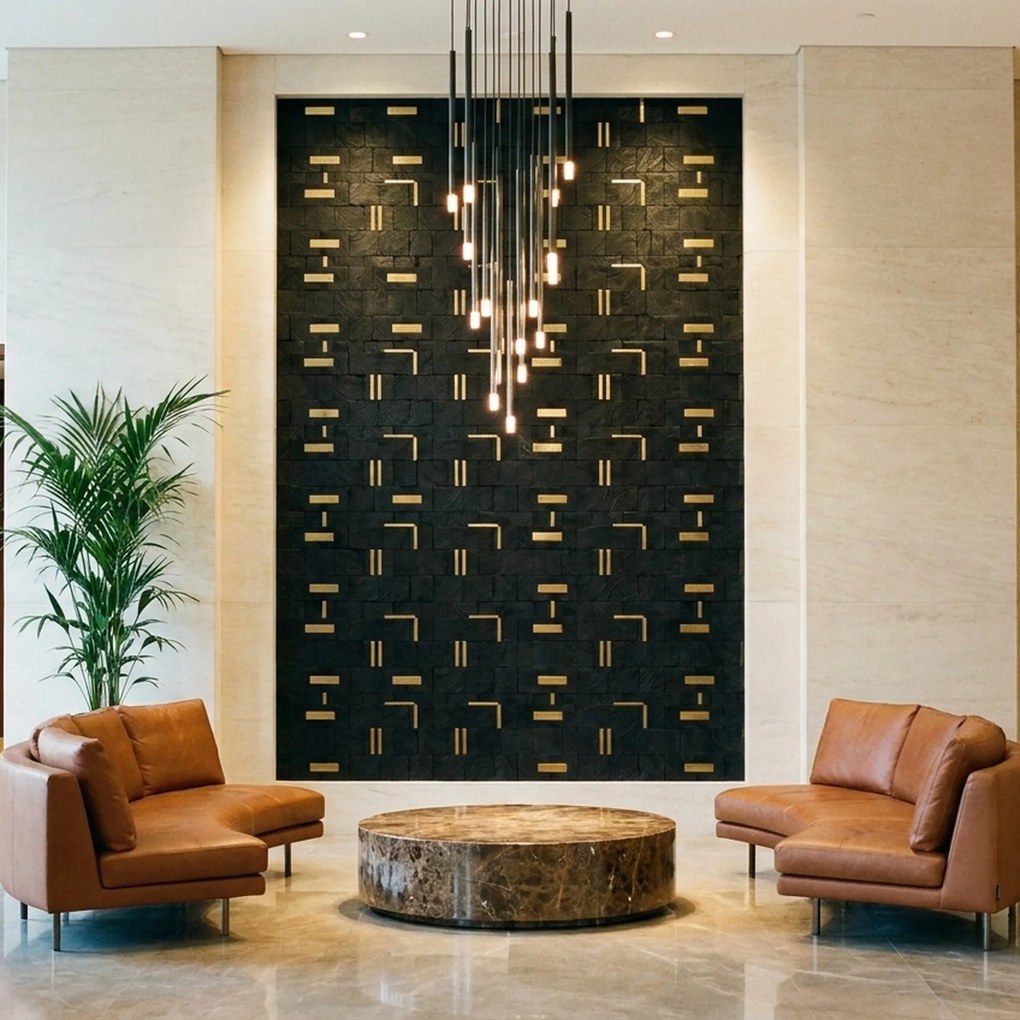 3D Houten Wandpaneel | Pine XL | 30×60 cm | Wanddecoratie