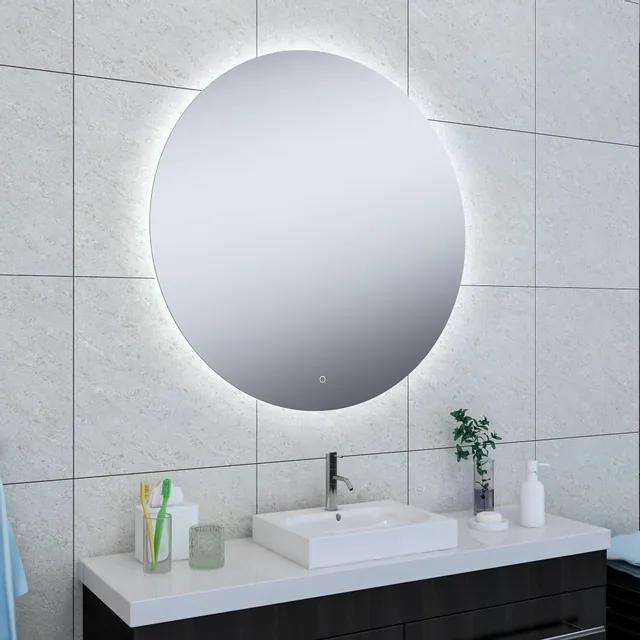 Wiesbaden Soul spiegel rond met LED, dimbaar en spiegelverwarming 100 cm 38.4182
