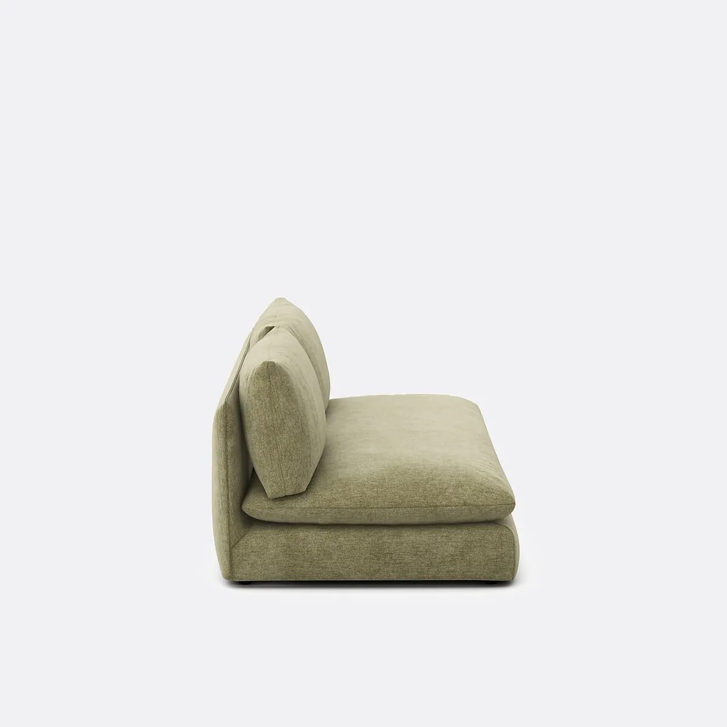 Modulaire 2-zitsbank.gemêleerd polyester, Malo