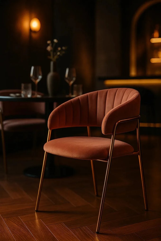 Moniel Foud Fluwelen Stoel