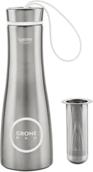 Grohe Red thermo drinkfles dubbelwandig m. thee filter 450ml RVS 40919SD0
