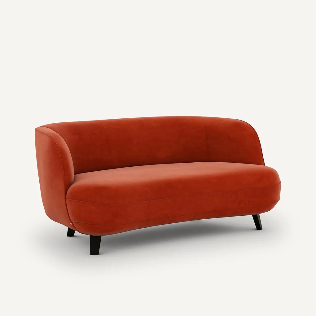 XS Sofa, in fluweel, ROSEBURY, ontwerp door Emmanuel Gallina