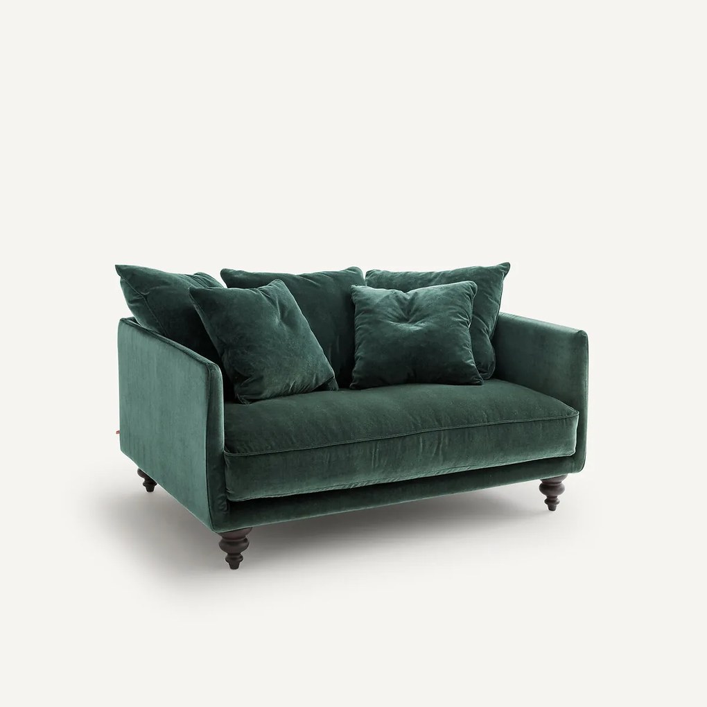 2-zits compact fluwelen zetel, Lazare