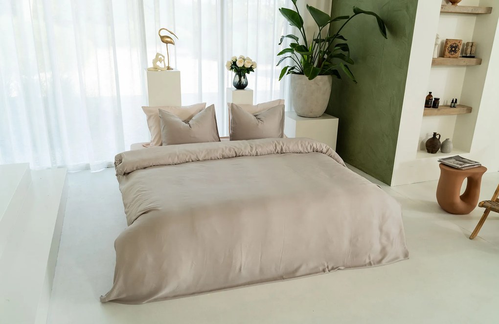 Kayori Daiki Dekbedovertrek Silver Grey – Bij Swiss Sense