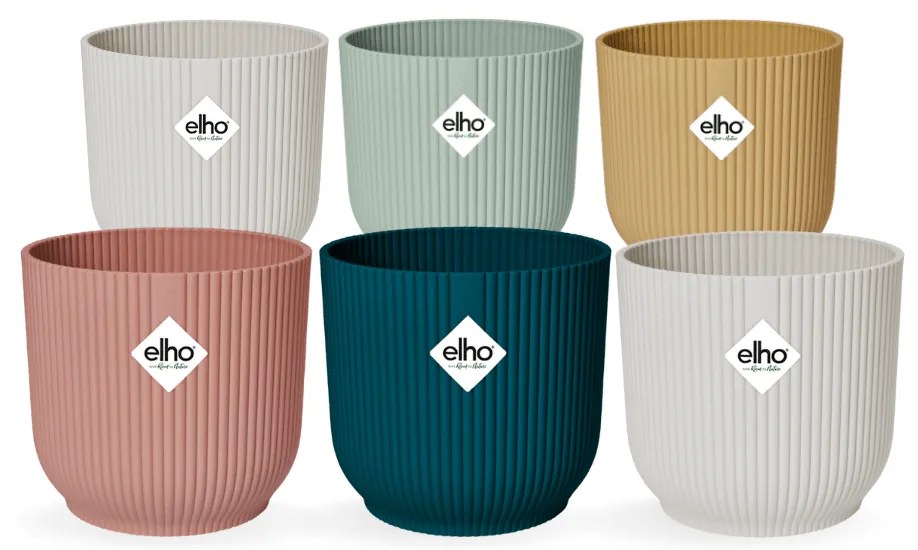 6x Pot elho Vibes Fold Round mix