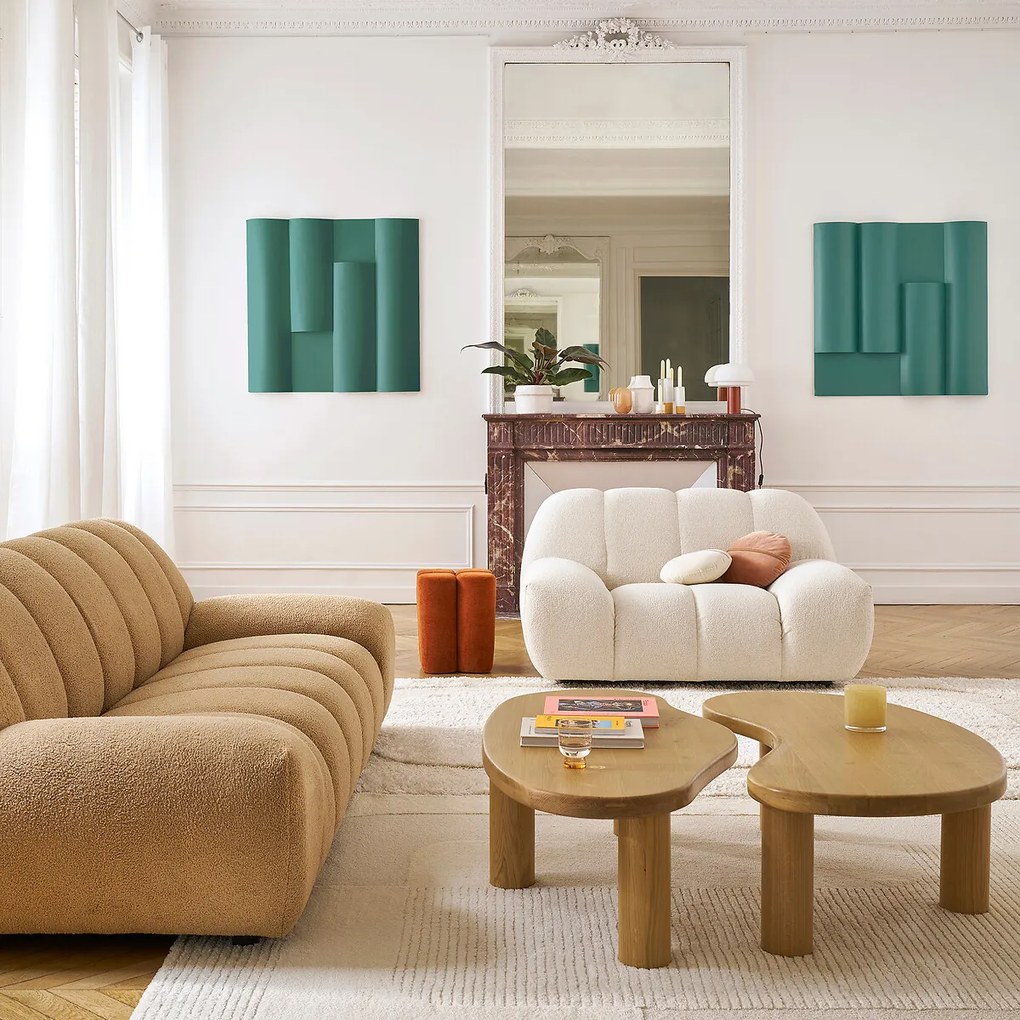 XL bank, multi-chenille stof, Nuria