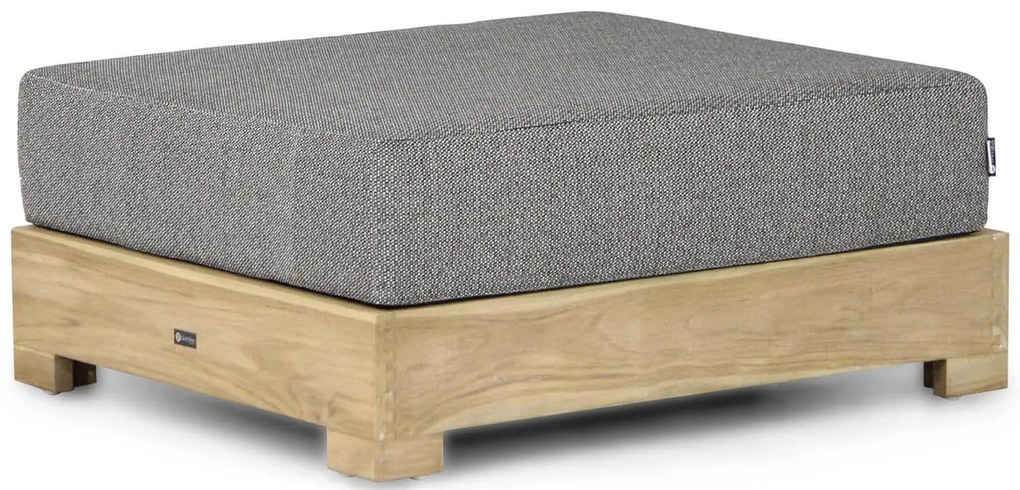 Chaise Loungeset Teak Old teak greywash 3 personen Santika Furniture Santika