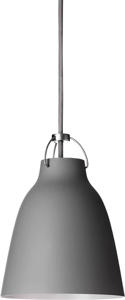 Lightyears Caravaggio Matt hanglamp P1 donkergrijs snoer 6 m