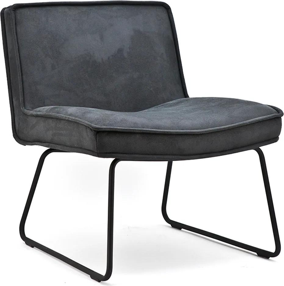 By-Boo Montana Retro Fauteuil Antraciet