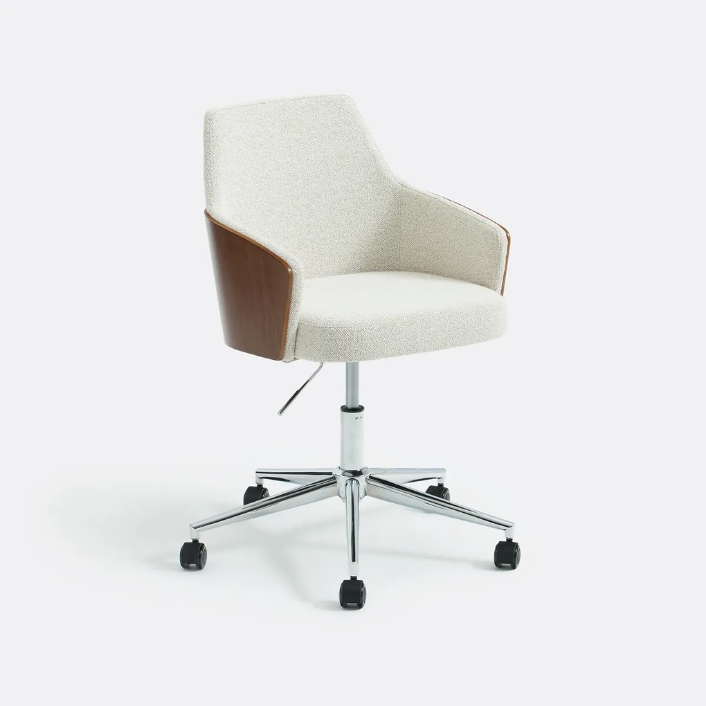 Bureaustoel in bouclette, Jael