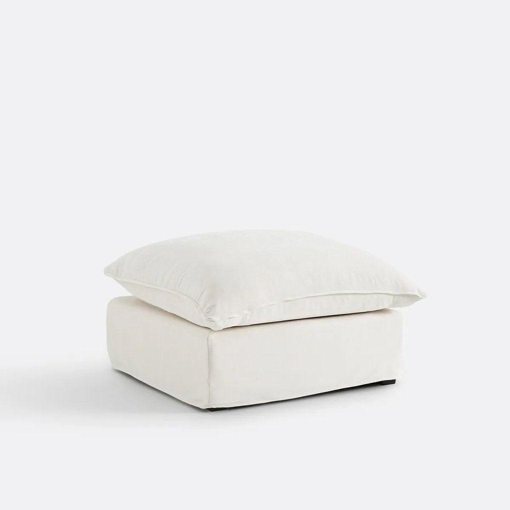 Poef in mêlee polyester poef, Odna