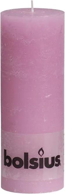 Stompkaars roze Rustiek 190 x 68 mm