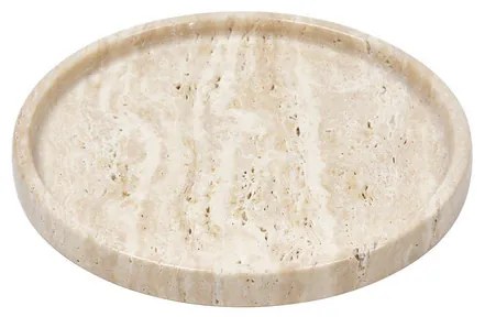 Wellmark Round Travertine tray schaal 27cm Rond Beige