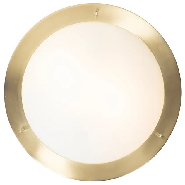 Moderne plafonnière goud 41 cm IP44 - Yuma