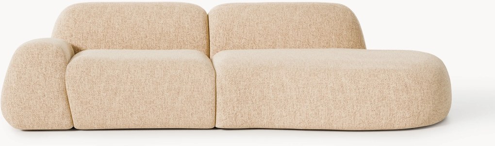 Modulaire bouclé chaise Wolke (3-zits)