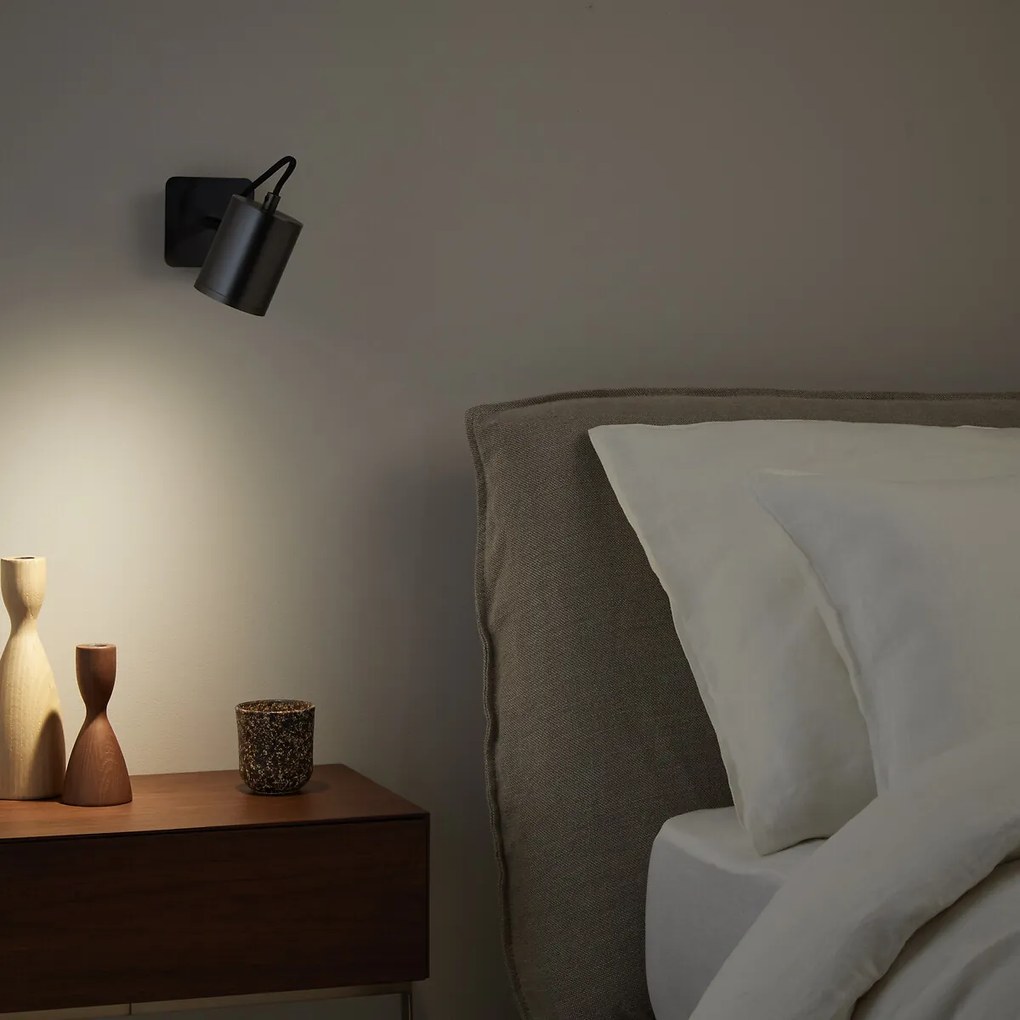 Verstelbare spot wandlamp grafiet afwerking, Girevole