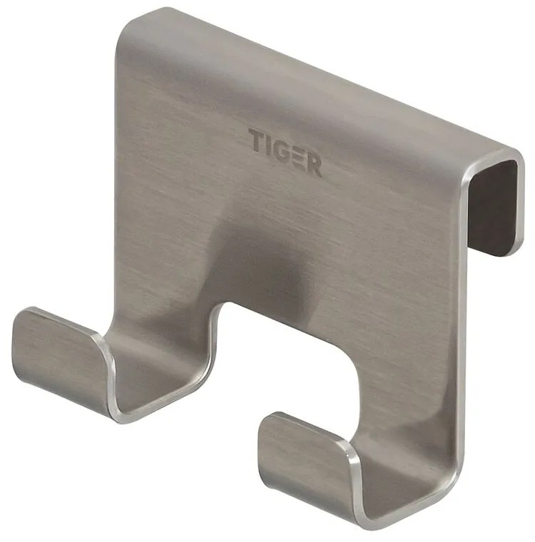 Tiger Caddy handdoekhaak voor douchecabine 6-8 mm RVS geborsteld