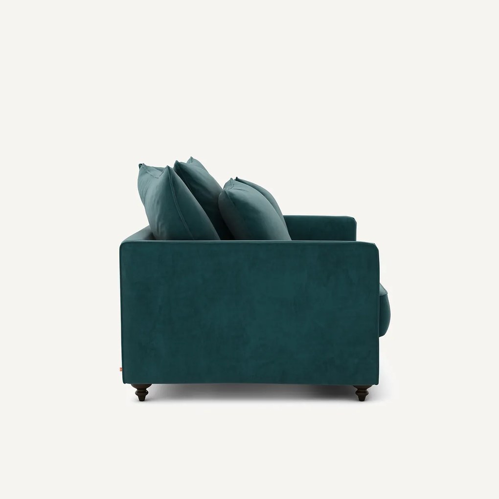 2-zits omvormbare bank van fluweel, Lazare