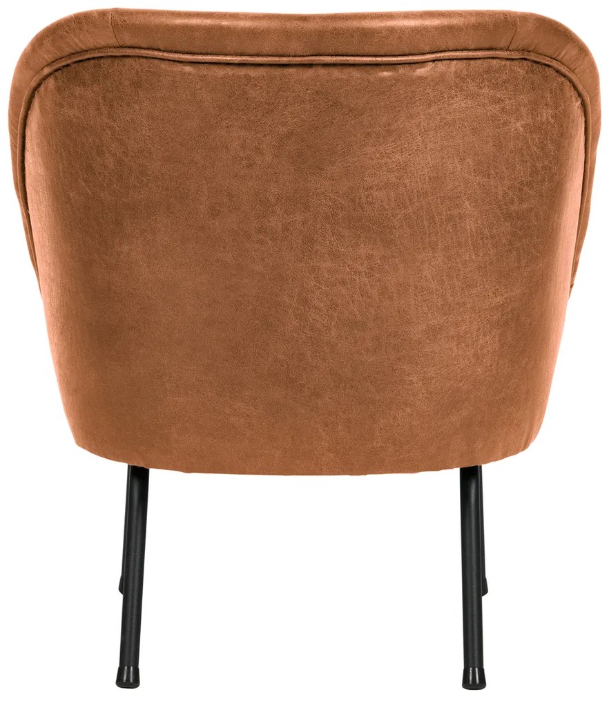 BePureHome Vogue Retro Fauteuil Cognac Leer