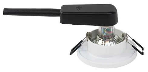 Set van 6 Moderne badkamer inbouwspot wit - Shed