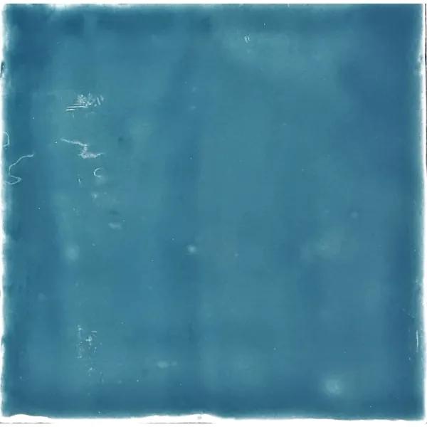 Kerabo Wandtegel Oud Hollandse witjes Sea Blue 13x13 cm Vintage Glans Blauw SW07310720-11