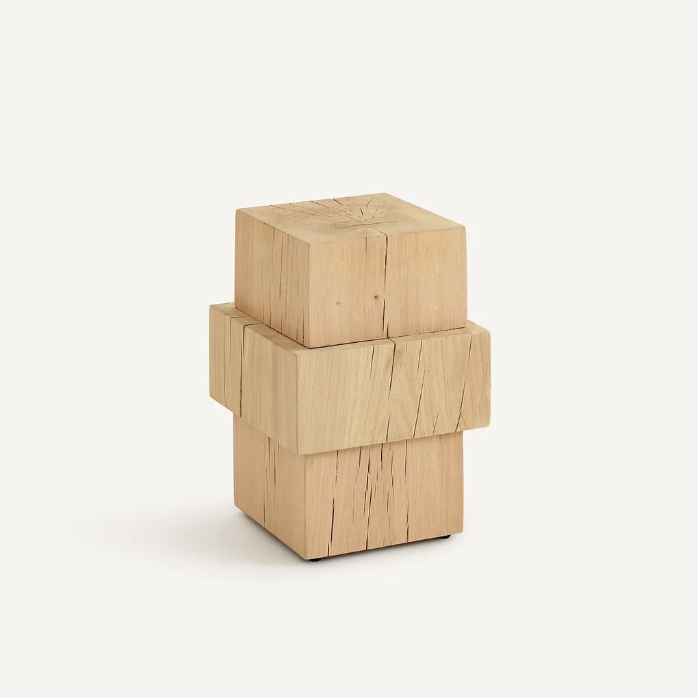 Massief eiken bijzettafel, MERLUX