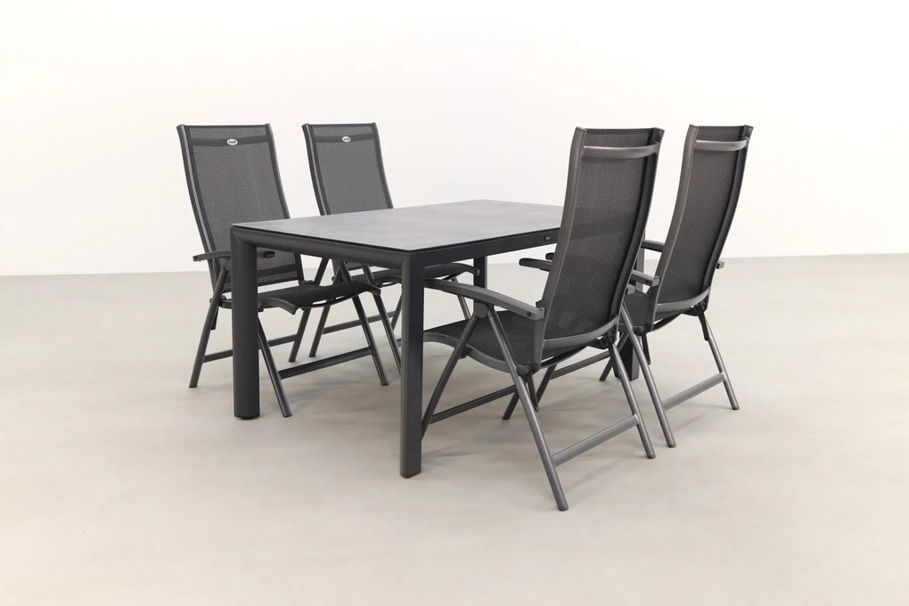 Hartman Salvatore/Baltimor 150x90 cm. verstelbare 4-persoons tuinset
