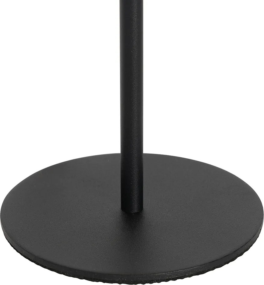 Tafellamp zwart incl. LED dimbaar en oplaadbaar IP54 - Murdock