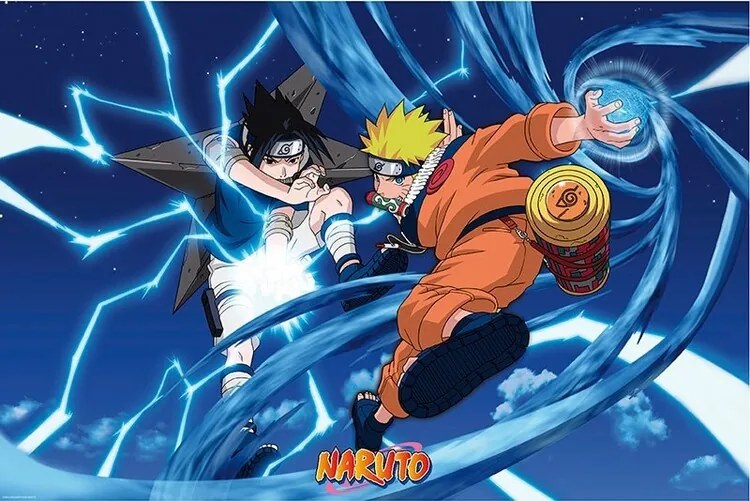 Poster Naruto Shippuden - Naruto & Sasuke