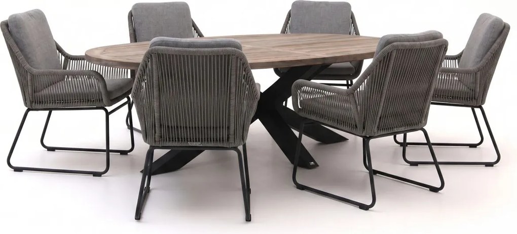 Diningset Intenso  | 6 personen | Tuinset teakhout | 7-delig | Kees Smit Tuinmeubelen