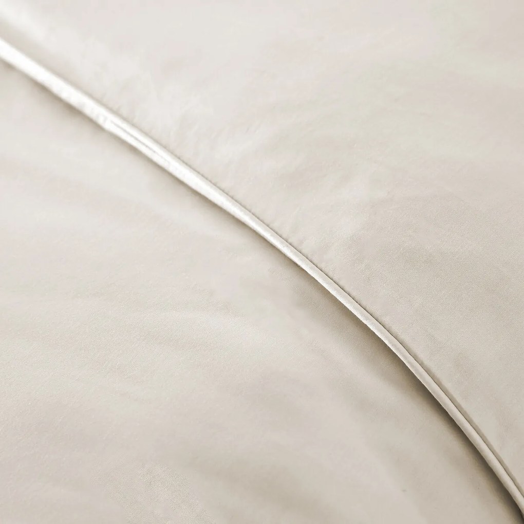 Dekbedovertrek in katoensatijn, Opale