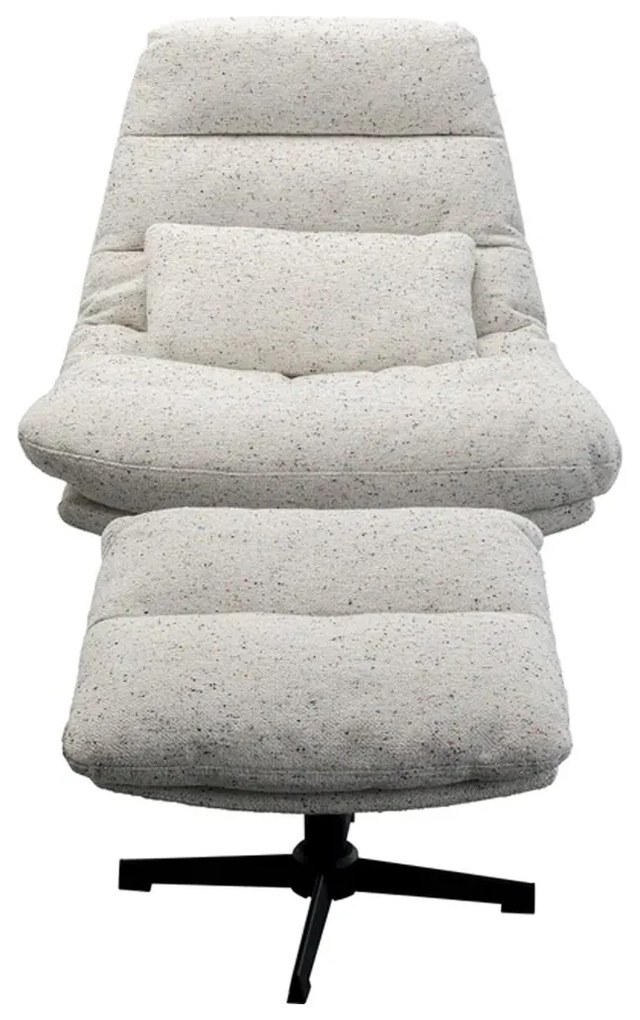 Kare Design Columbia Draai Fauteuil Met Voetenbank