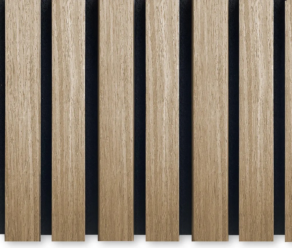 AkuPanel 300 cm Naturel Eiken   - Akoestische panelen