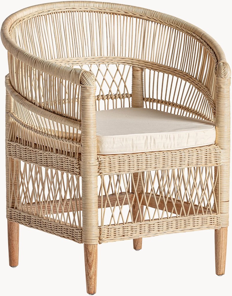 Rotan fauteuil Elna