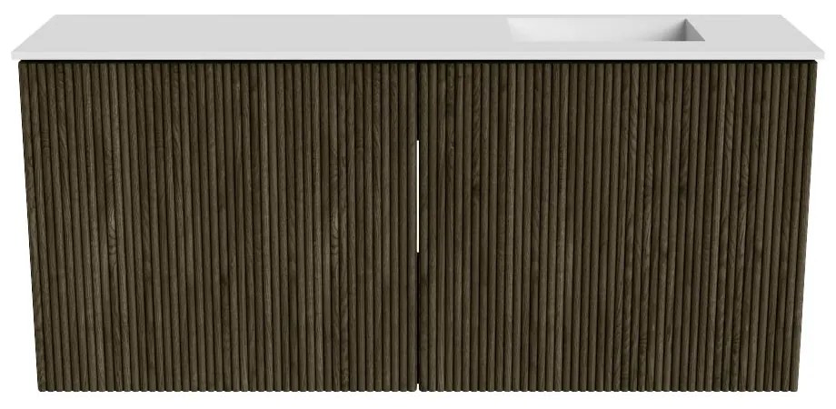Mondiaz Joya 90cm toiletmeubel shadow met wastafel faye rechts 1 kraangat talc