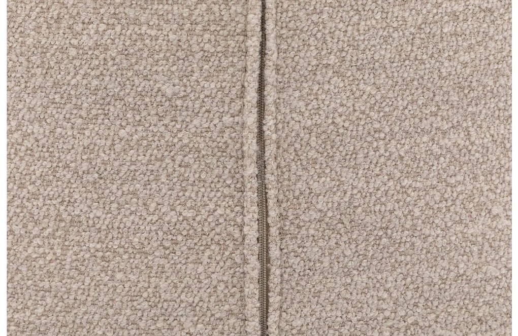 Goossens Eetkamerstoel Hera beige stof leuning, modern design