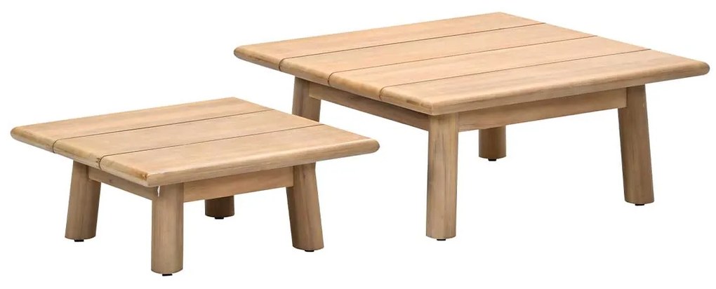 Garden Impressions San Namut loungetafels acacia white wash - set van 2