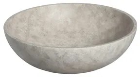 Ideavit Beton vrijstaande wastafel - 44x14.5cm - rond - met klikwaste - antikras - waterdicht - kleur D1 290334-D1