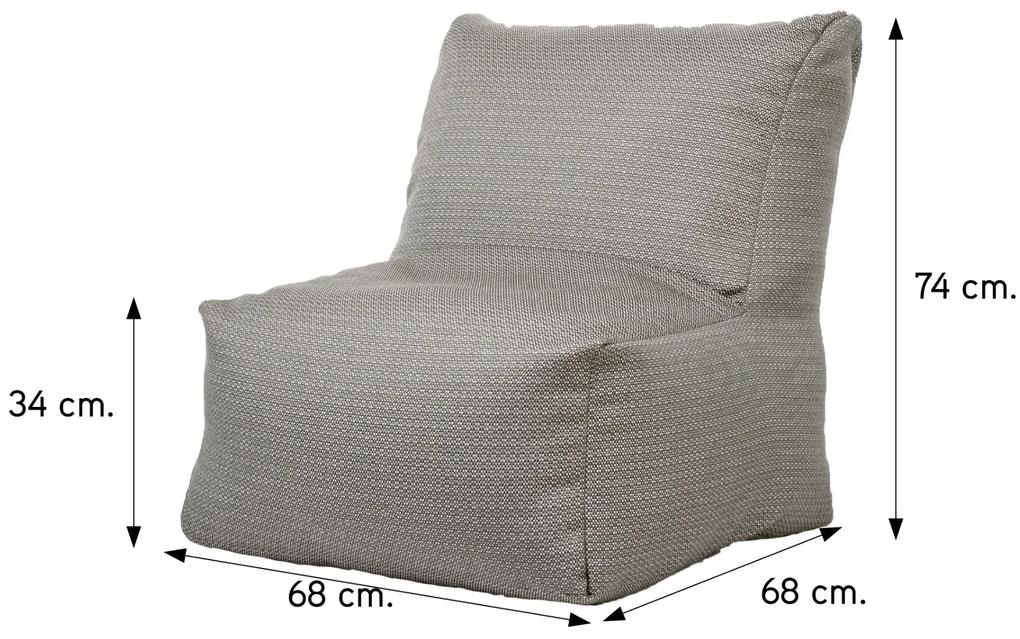 Laui lounge zitzak outdoor adult - Stone grey