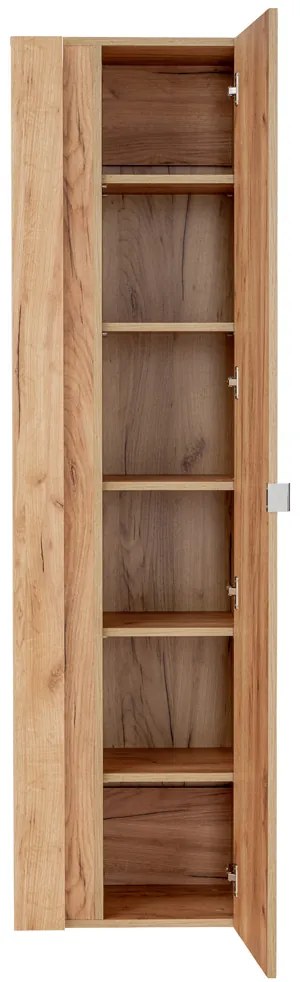 Comad Capri Oak 803A FSC kolomkast met een spiegel 170cm eiken