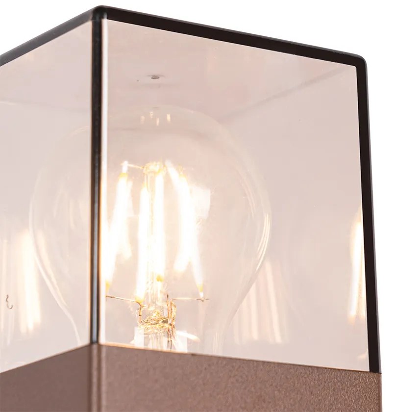 Buitenlamp 70 cm roestbruin met grondpin en kabelmof - Denmark