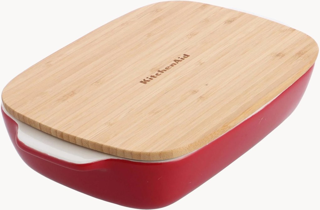 Ovenschaal Spatia met bamboe deksel