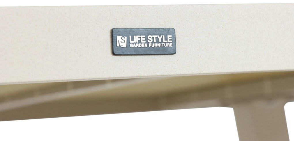 Dining Loungeset 6 personen Aluminium Taupe Lifestyle Garden Furniture Campa