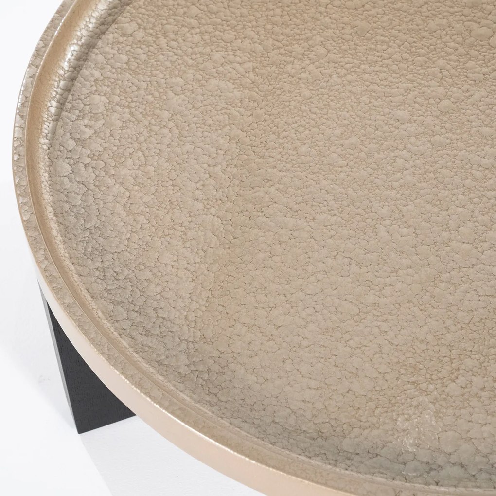 Beige Salontafel Rond 90 Cm - 90 X 90cm.