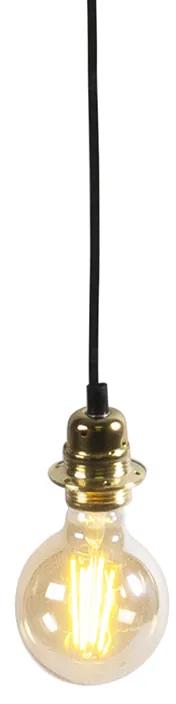 Moderne hanglamp goud - Cava 1 Modern Minimalistisch rond Binnenverlichting Lamp
